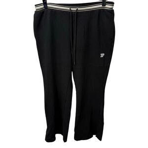 Pink Women’s Sweatpants sz L Wide Leg Drawstring #H154